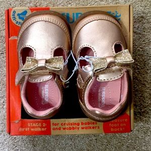 Stage 2 first walker/ baby girl shoes.